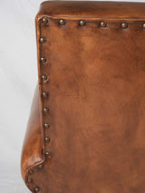 Artisan made leather club chair - Taittinger design