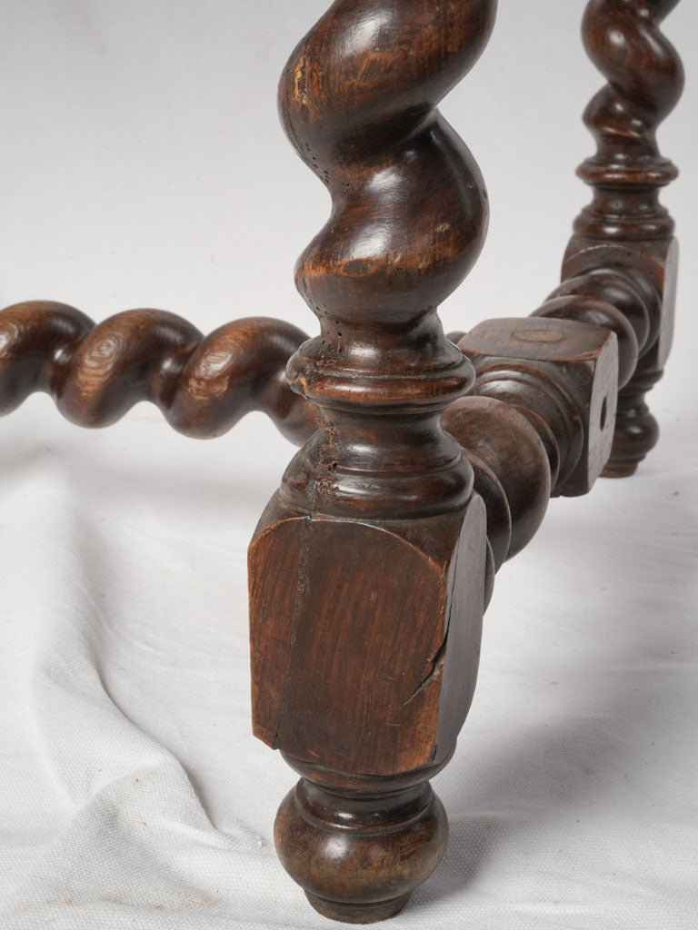 Late 19th Century Louis XIII Style Writing Table w/ Spiral Legs - 37½"