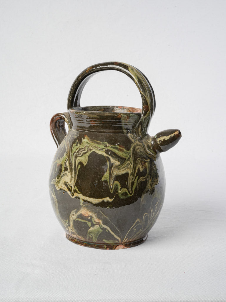 Vintage mid-century earthenware jug  