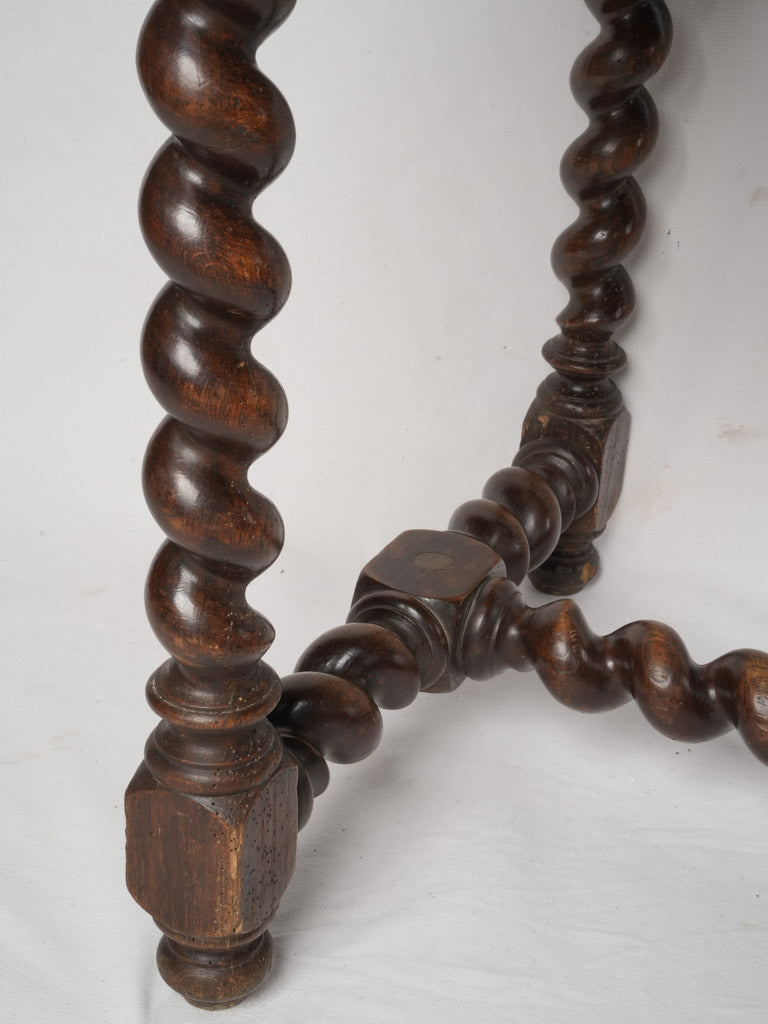 Late 19th Century Louis XIII Style Writing Table w/ Spiral Legs - 37½"