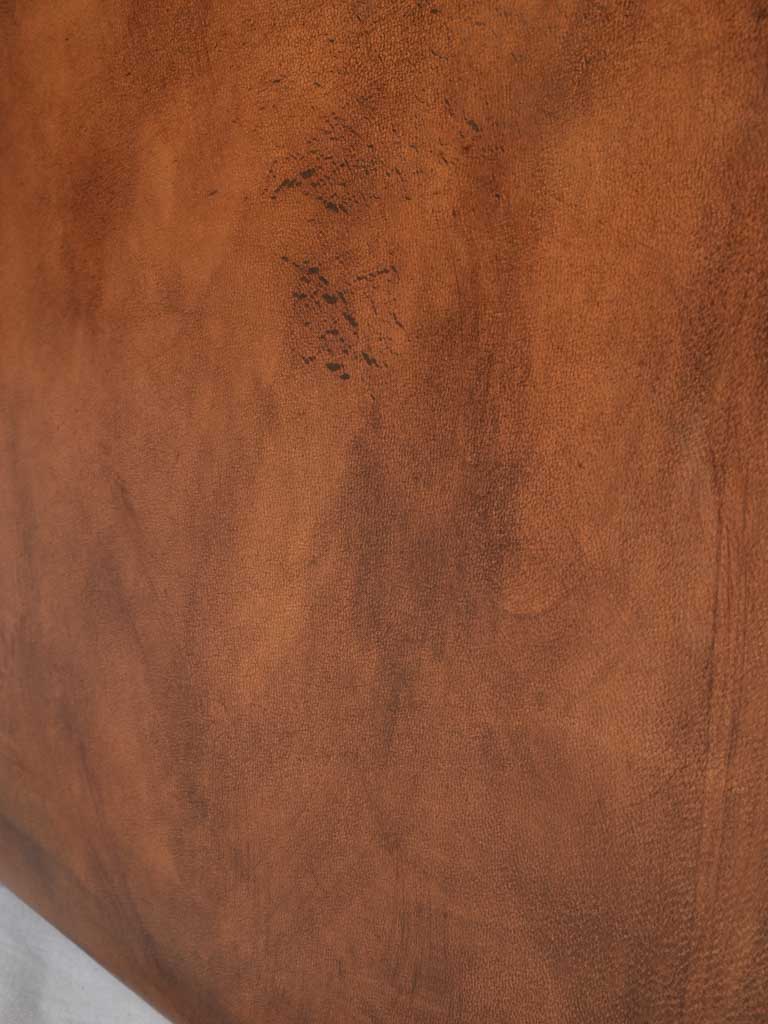 Artisan made leather club chair - Taittinger design