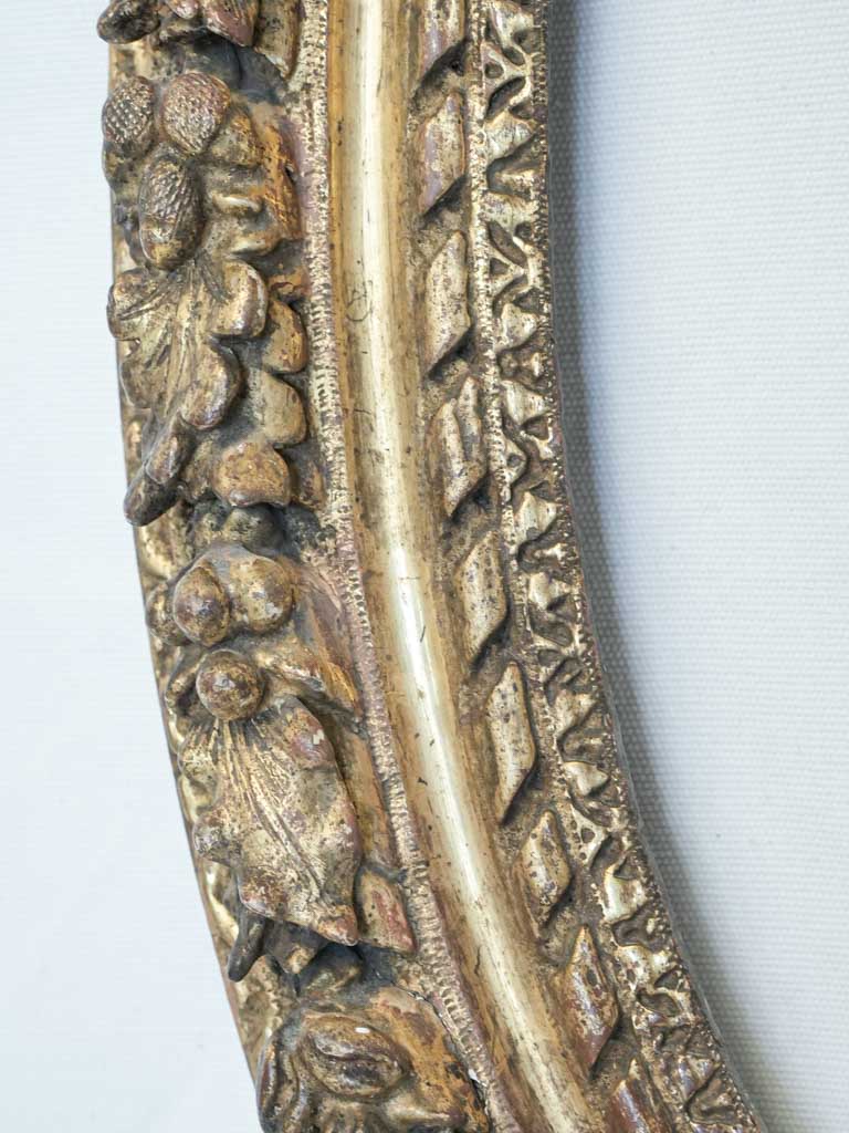 Sophisticated golden patina picture frame
