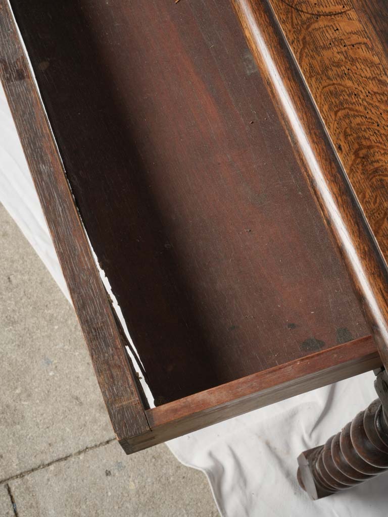 Late 19th Century Louis XIII Style Writing Table w/ Spiral Legs - 37½"