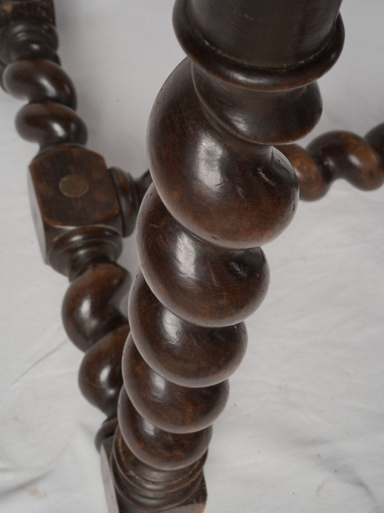Late 19th Century Louis XIII Style Writing Table w/ Spiral Legs - 37½"