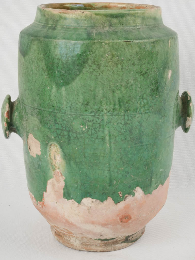 Delightfully aged cornichon pickle pot