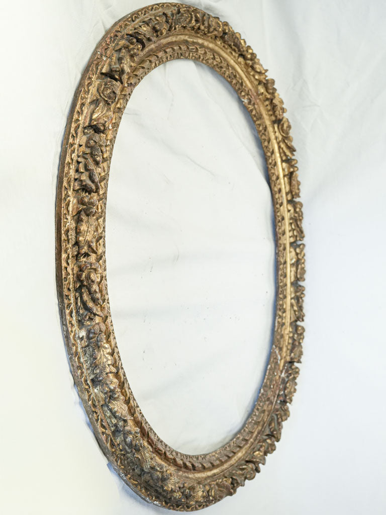 Vintage ornate carved wall hanging