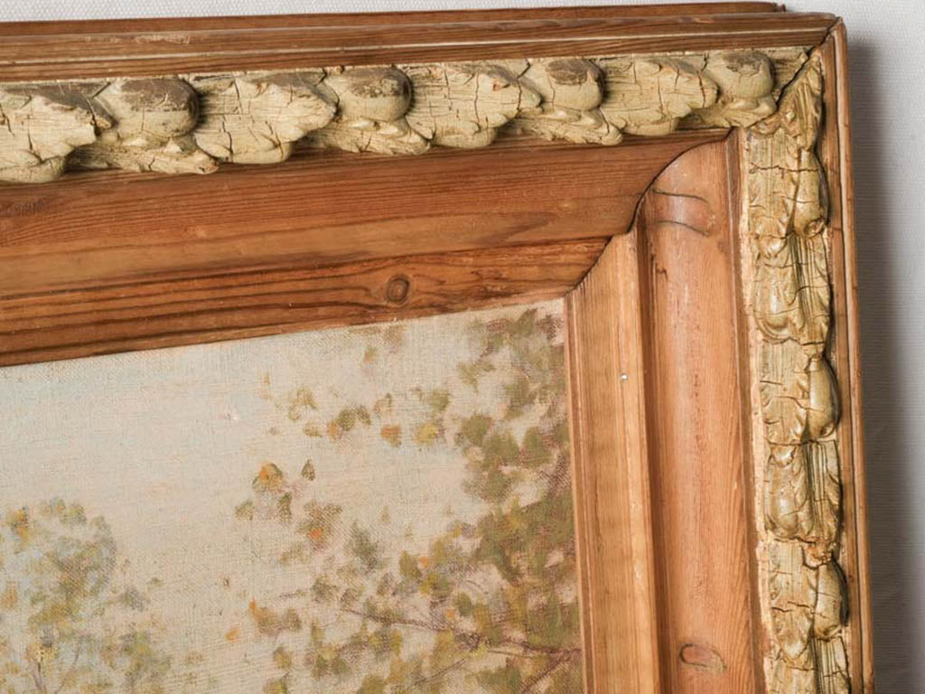 Distinctive gilt gesso border