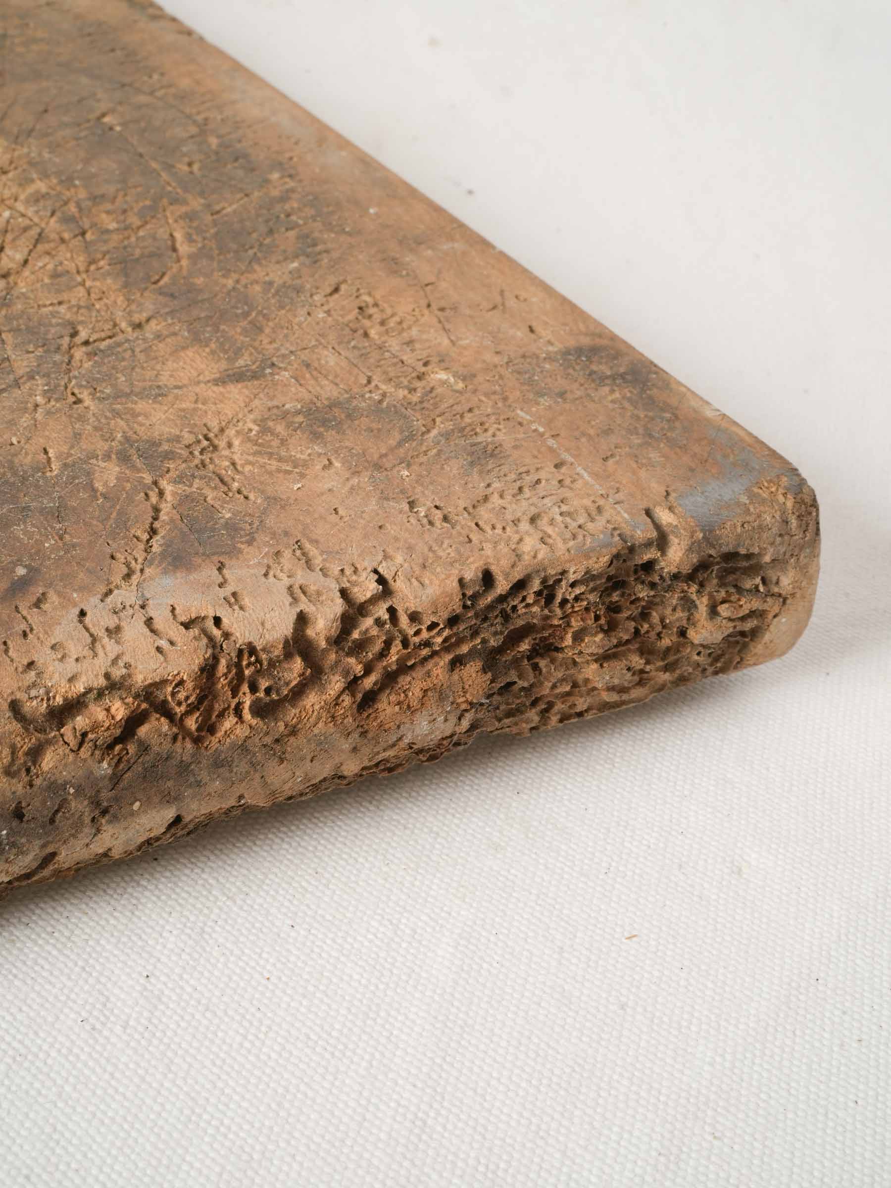 Large Rustic Antique French Cutting Board from Provence