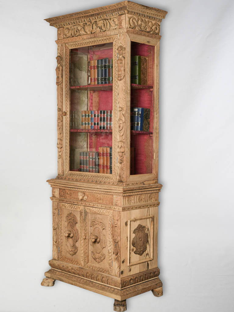 Late 19th Century French Neo-Renaissance Display Vitrine - 83" x 32¾"