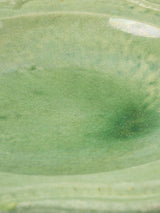 Timeless French green glazed soup bowls