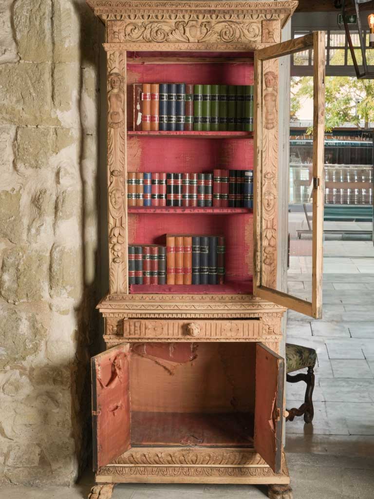 Late 19th Century French Neo-Renaissance Display Vitrine - 83" x 32¾"