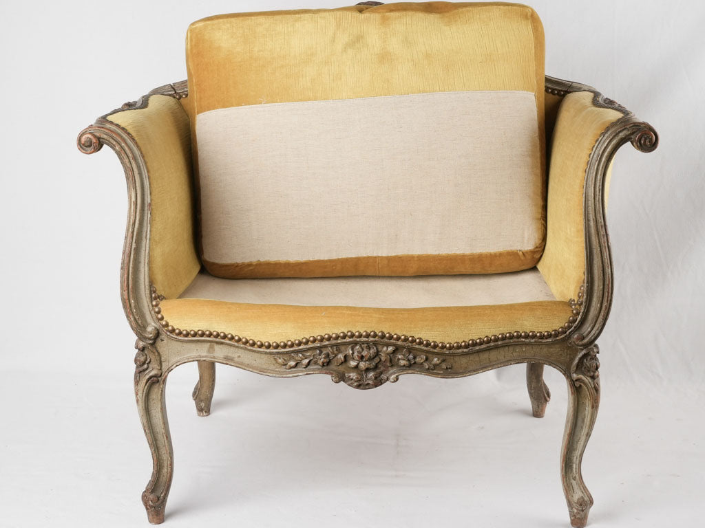 Broad Louis XV style armchair
