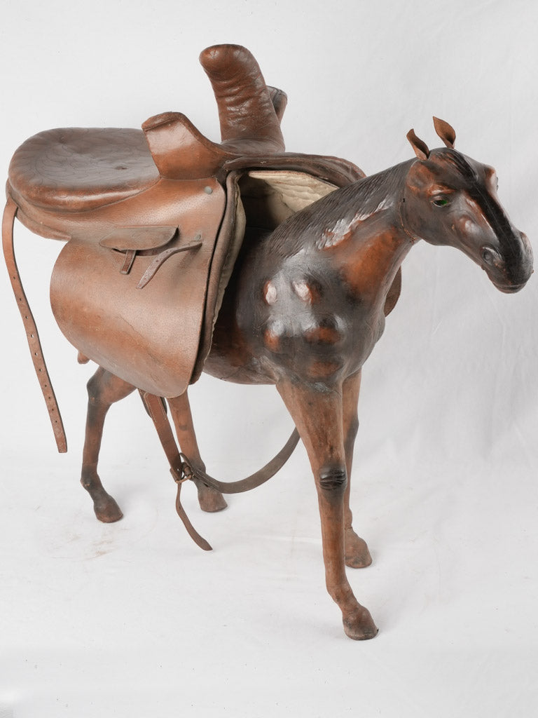 Leather saddle from the Camargue