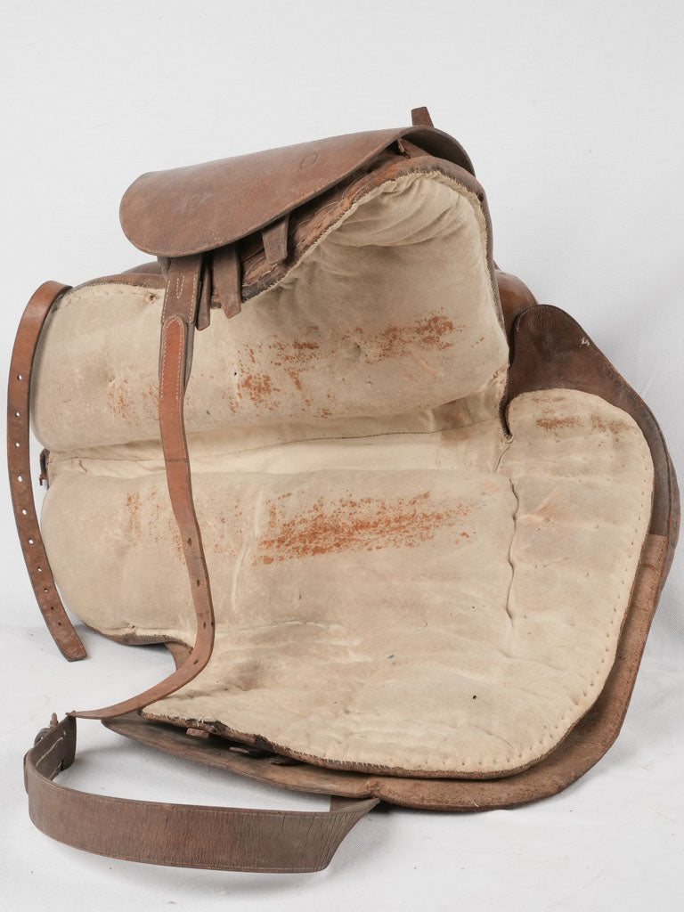 Leather saddle from the Camargue