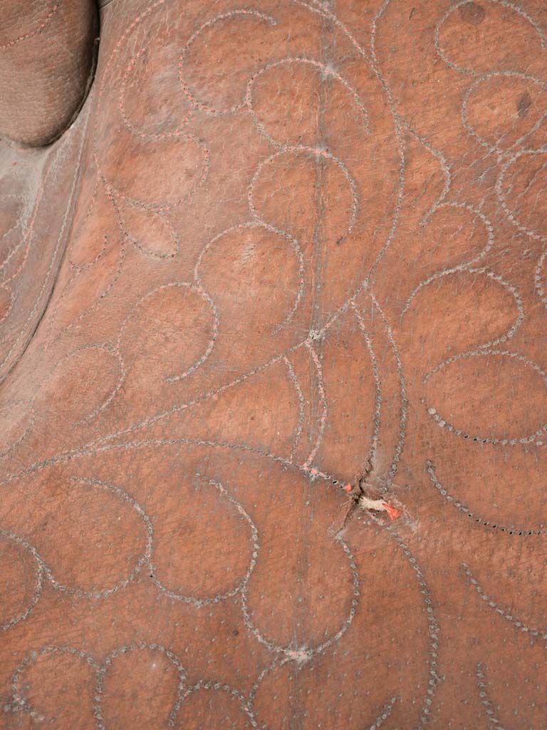 Leather saddle from the Camargue