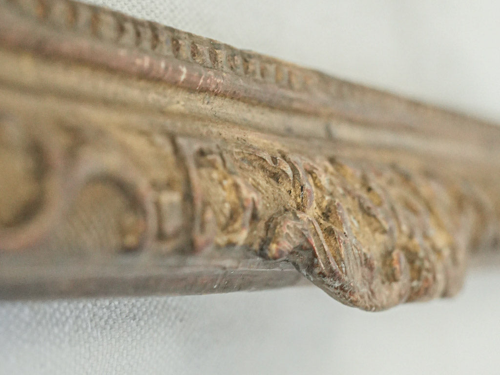 Symmetrical 18th-century mirror frame