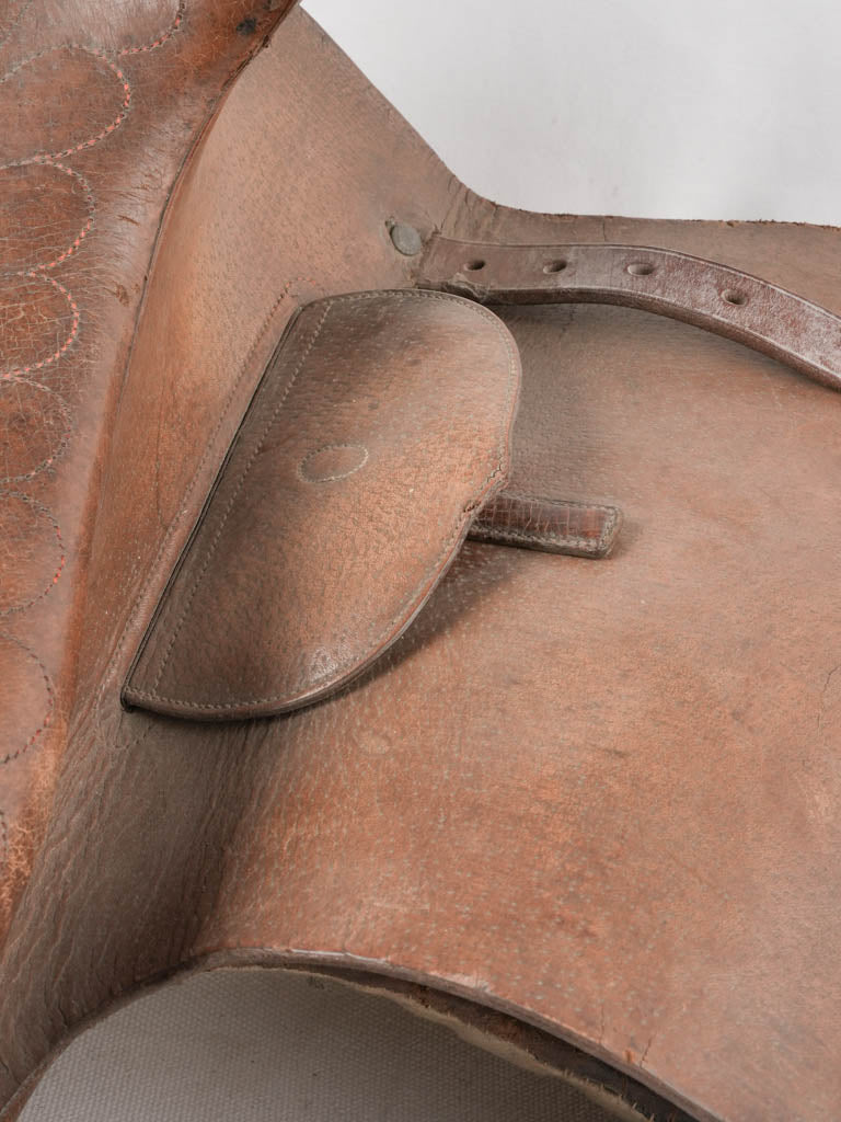 Leather saddle from the Camargue