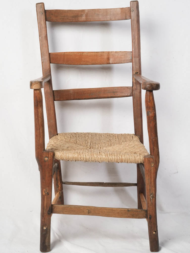 Rustic folk-art chair