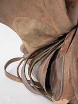 Leather saddle from the Camargue