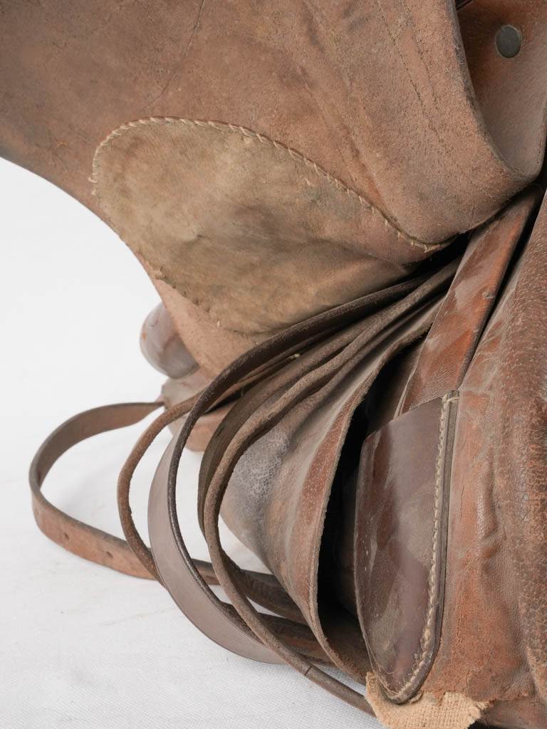 Leather saddle from the Camargue