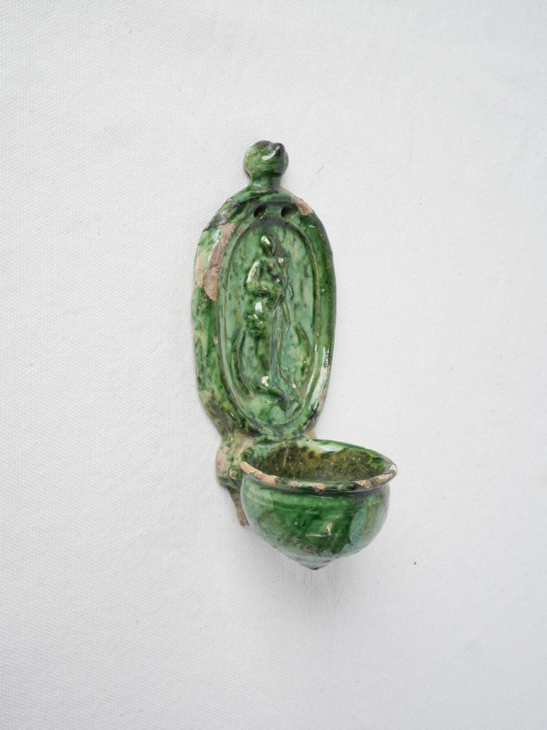 Petite antique green benitier