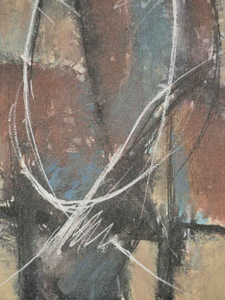 Timeless French-artist-created contrasted artwork