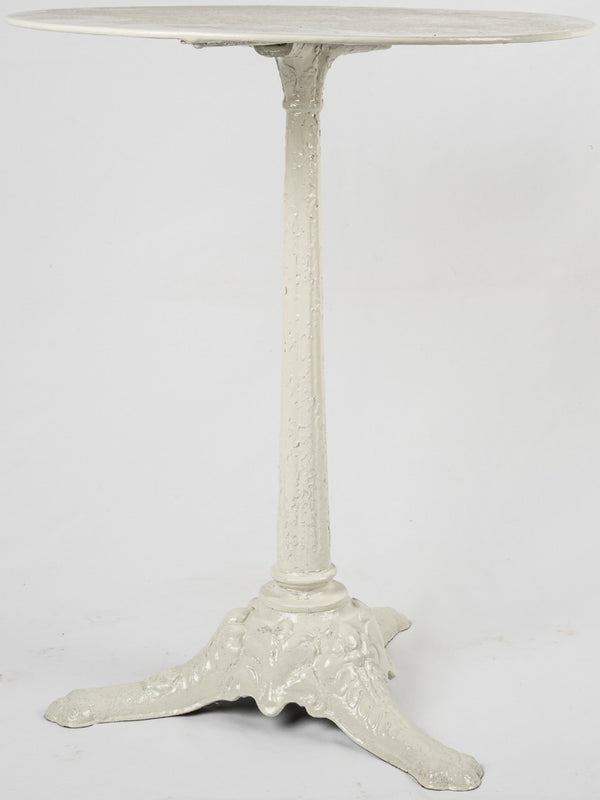 Delightful nineteenth-century white cast iron table