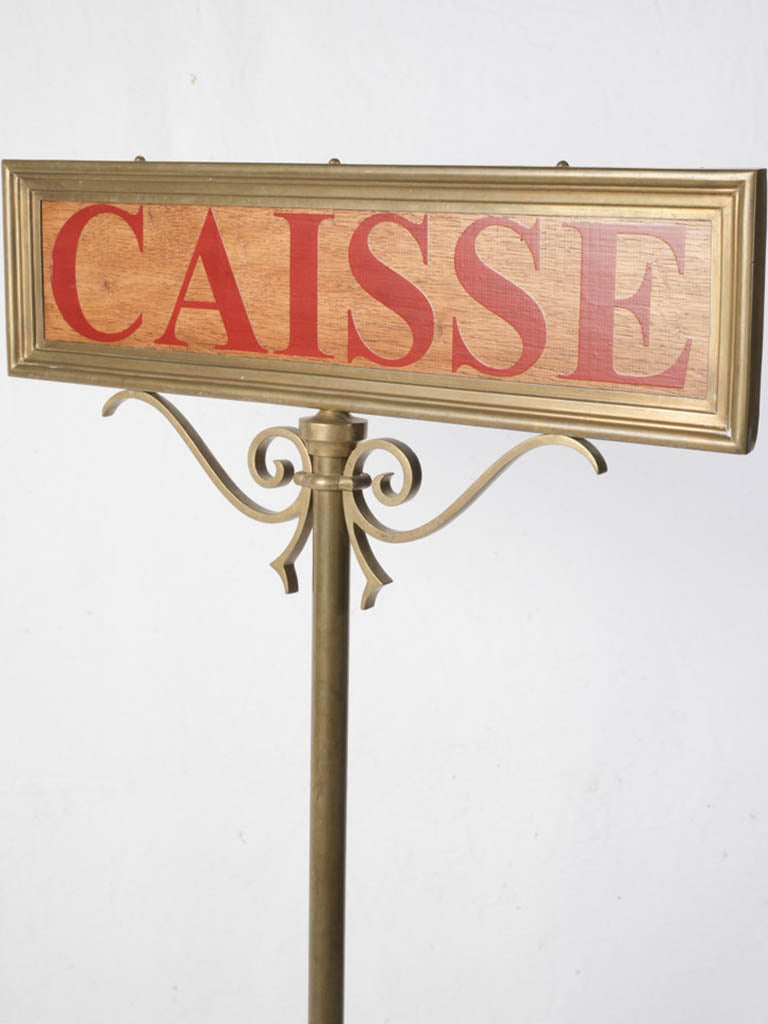 Timeless French retail display sign  