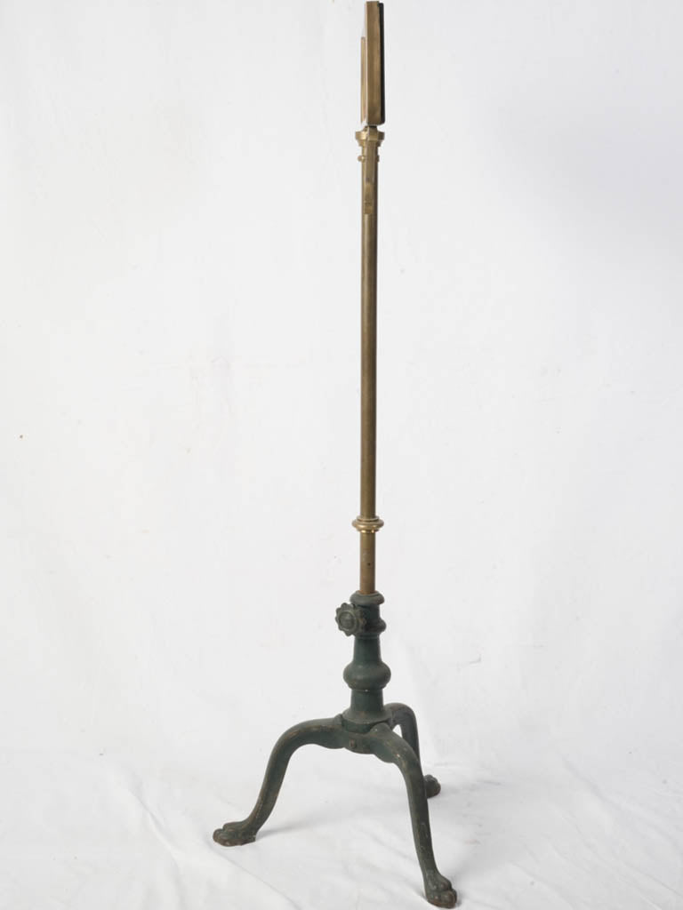 Sculptural red-lettered shop sign  