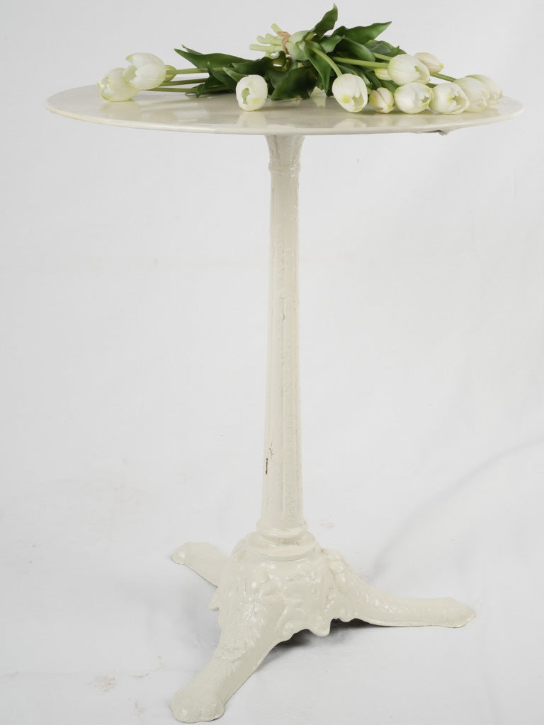 Antique charming French round bistro table