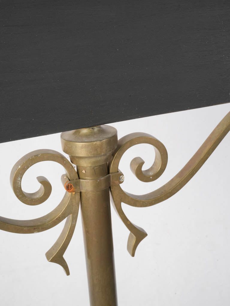 Bold lettering wooden panel sign  