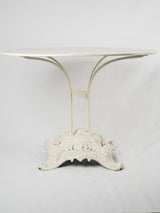 Intricately designed antique outdoor dining table