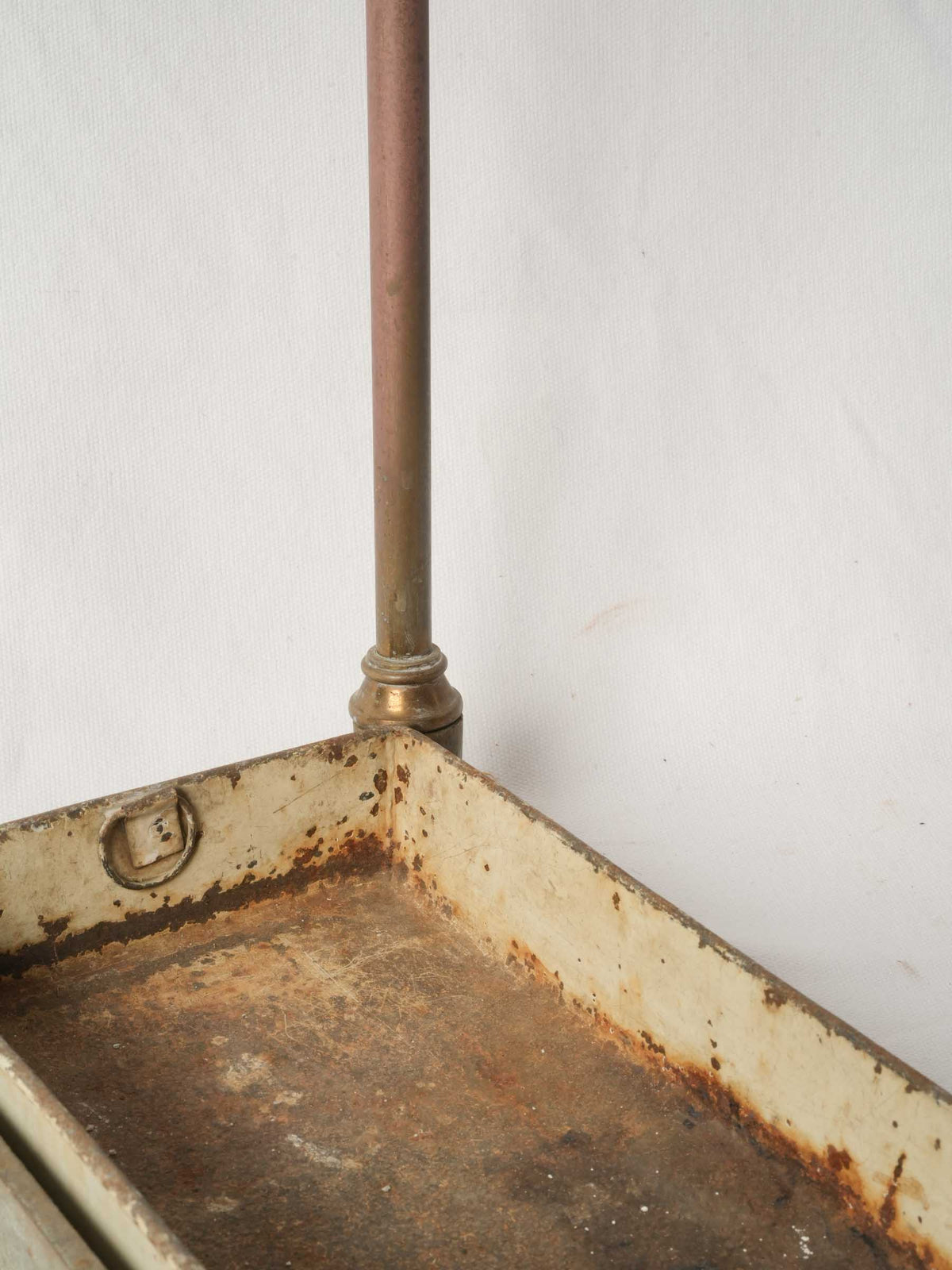 Vintage French Brass Umbrella Stand with 10 Umbrellas