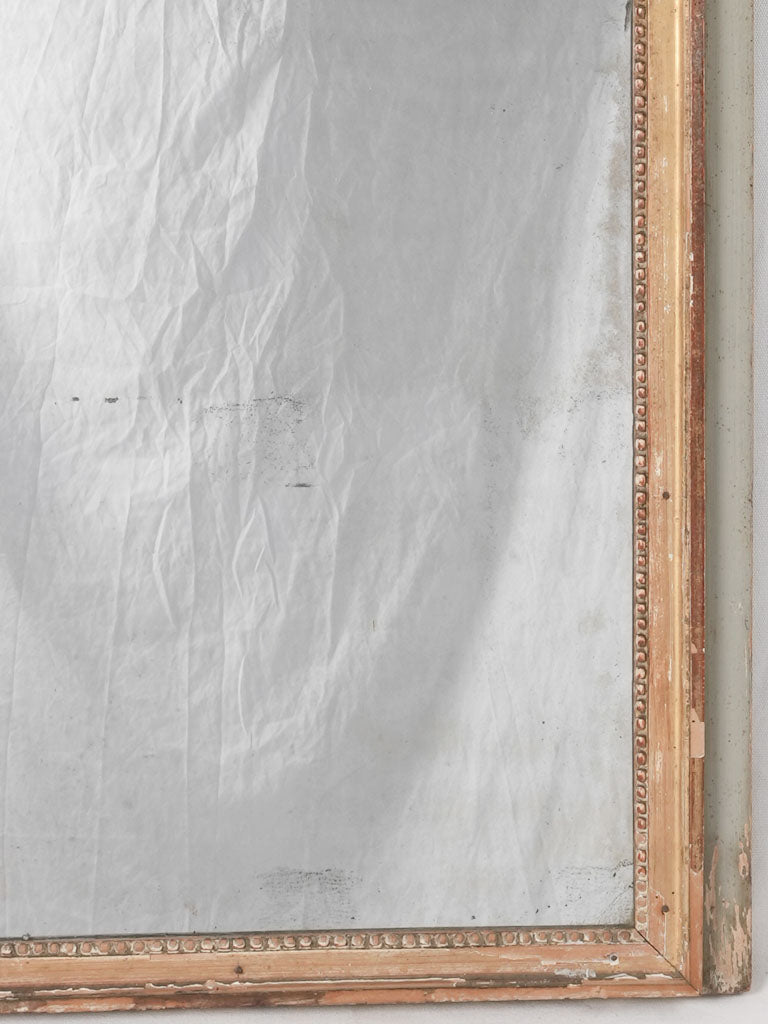 Rustic Louis XVI trumeau mirror 40½" x 23¼"