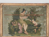 Rustic Louis XVI trumeau mirror 40½" x 23¼"