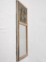 Rustic Louis XVI trumeau mirror 40½" x 23¼"