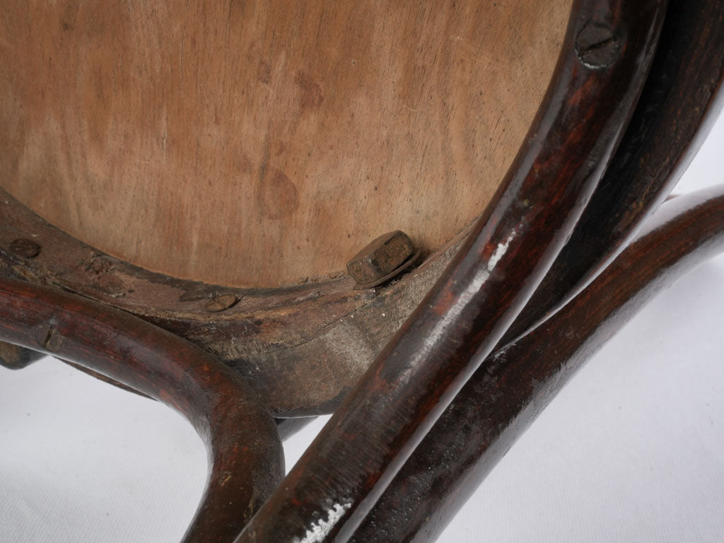 Historic European cafe chairs