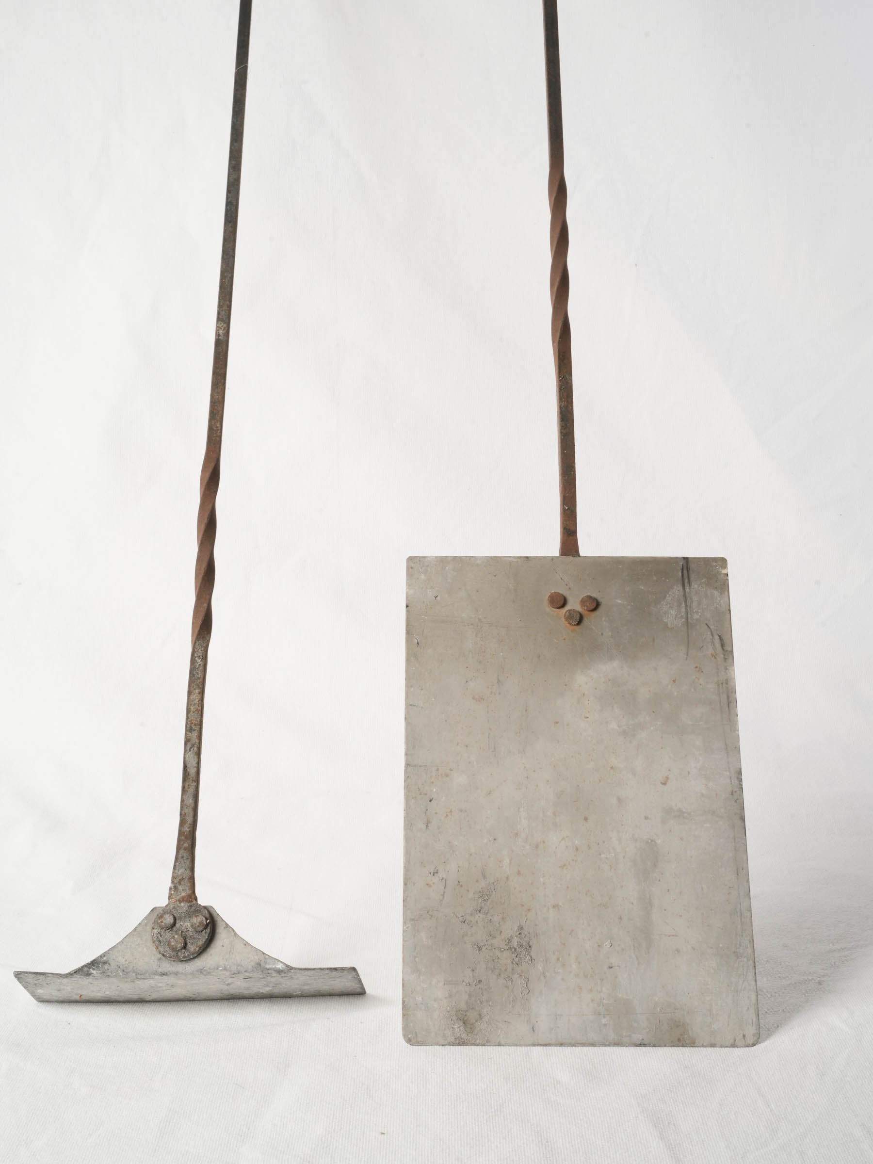 Hand Forged Iron Fire Tools Set from Provence