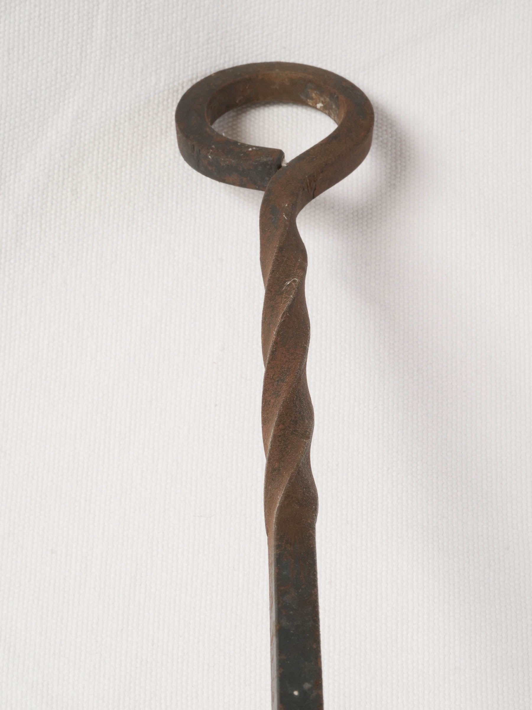 Hand Forged Iron Fire Tools Set from Provence