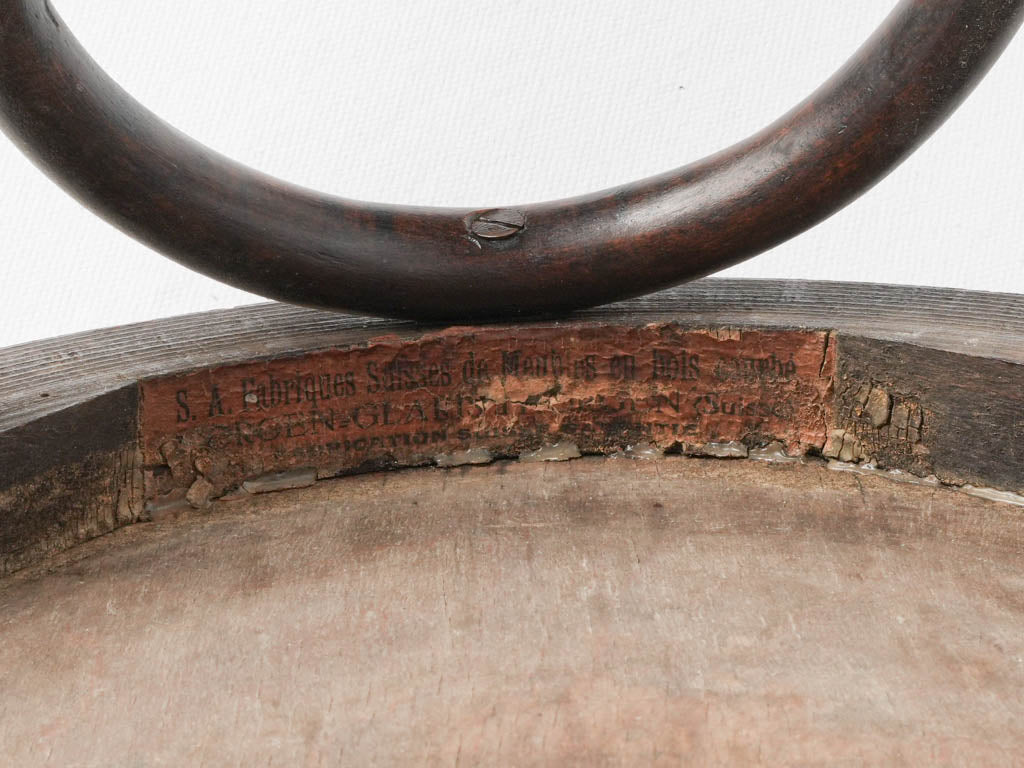 Artfully aged bistro furniture