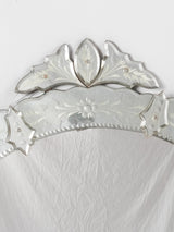 Large oval Venetian mirror 30¼" x 32¾"