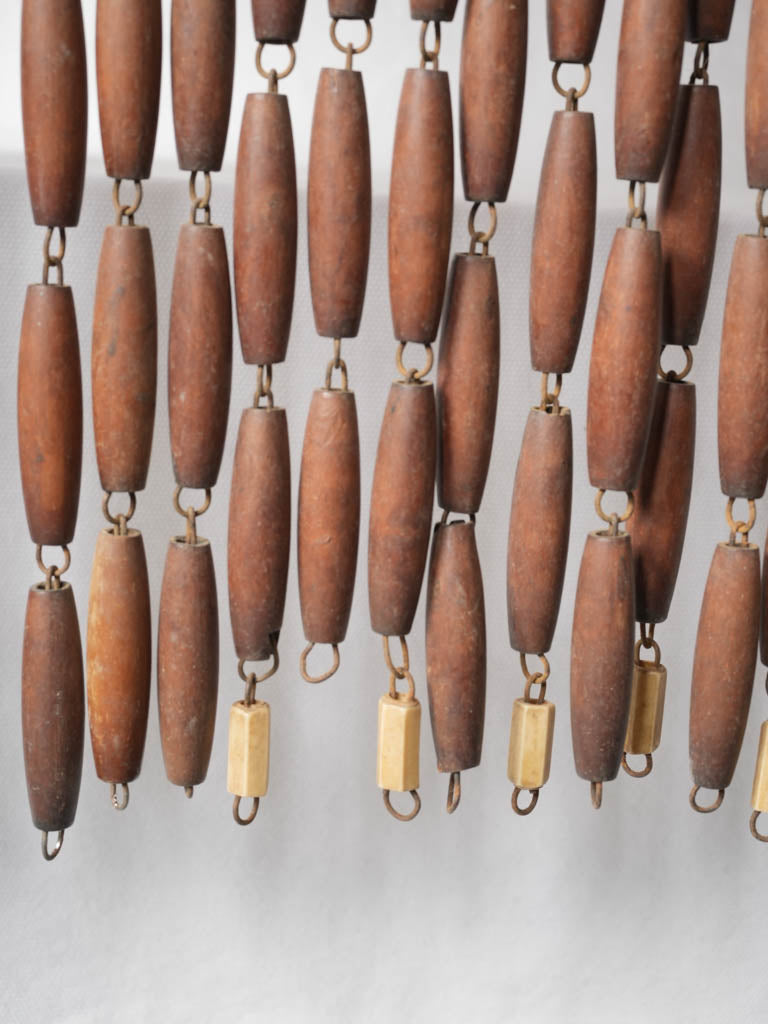 Unique hand-turned sculptural panel