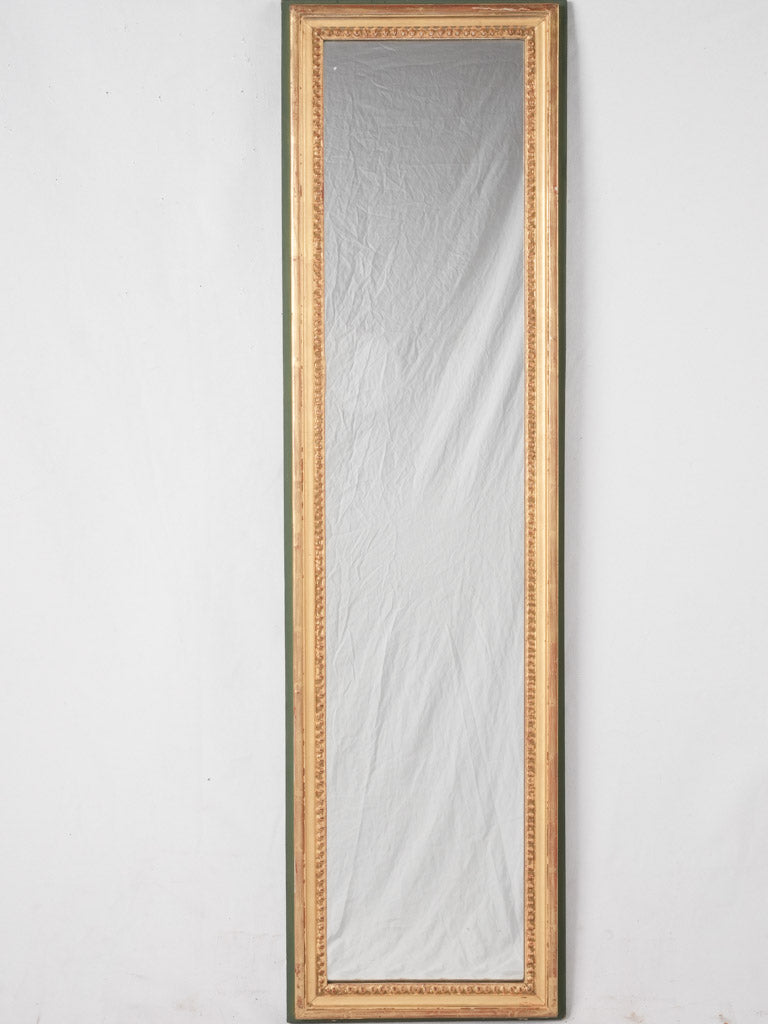 Antique pearl-detailed Louis XVI mirror