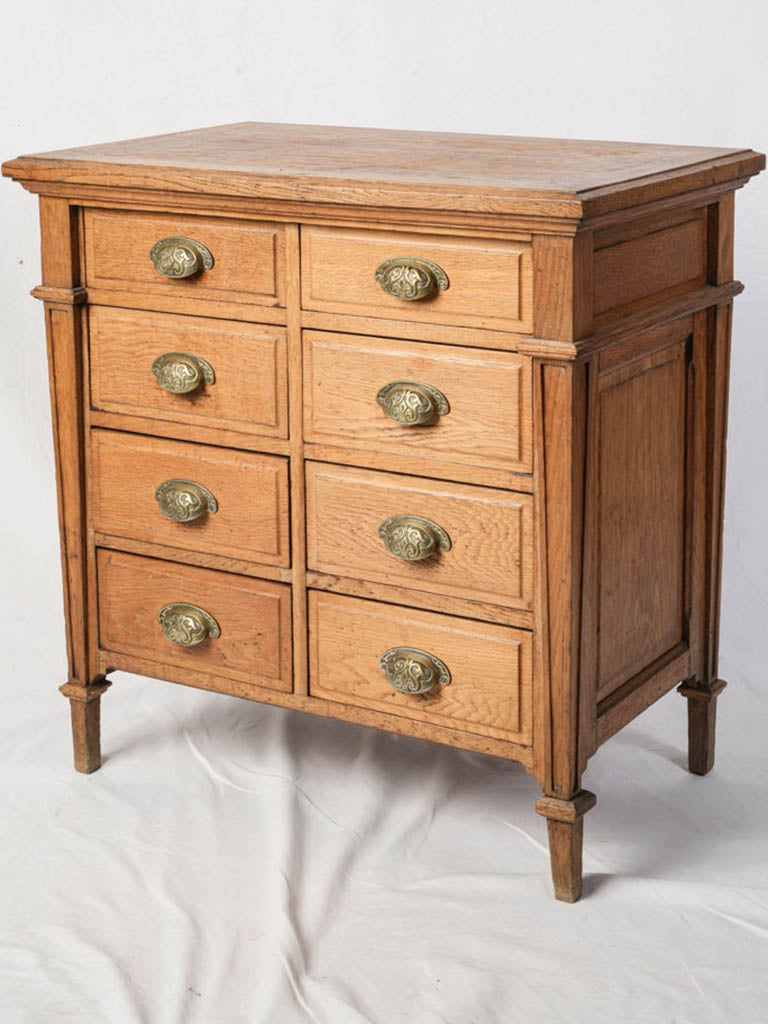 Vintage neoclassical oak chest