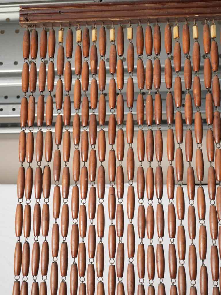 Handcrafted Bakelite-accented curtain