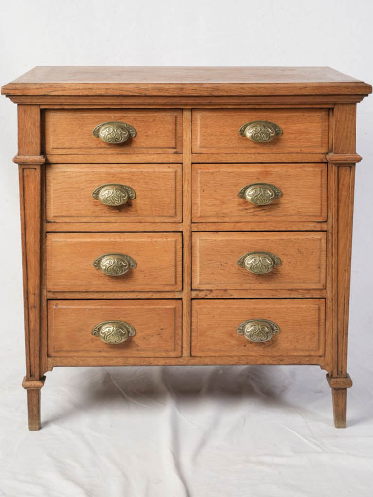 Brass-pull vintage chest