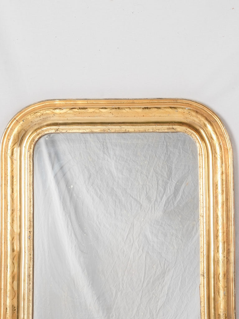 Gold Louis Philippe mirror 30" x 22½"