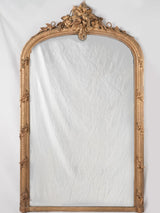 Large crested mirror w/ birds - Napoleon III - 69" x 41¼"