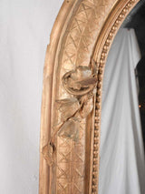Large crested mirror w/ birds - Napoleon III - 69" x 41¼"