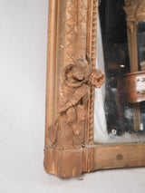Large crested mirror w/ birds - Napoleon III - 69" x 41¼"